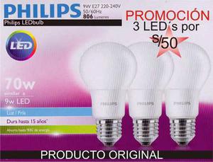 Focos Led Philips 9w/70w Original-luz
