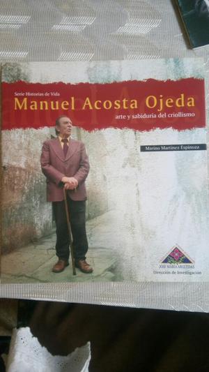 Libro sobre Manuel Acosta Ojeda