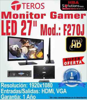 Monitor Gamer Gaming 27 Teros F270j Full Hd Ips Hdmi Pc Dot