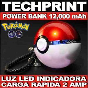 Power Bank Bateria Externa 12000 Amp Doble Usb Pokemon