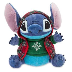 Stitch Navideño Peluche / Plush De Disney Store De 30.cm