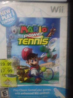 Mario Power Tennis Juego Nintendo Wii Y Wii U