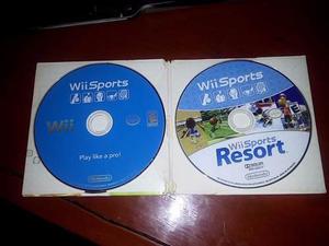 Wii Sport Y Wii Resort Nintendo Para Nintendo Wii Original