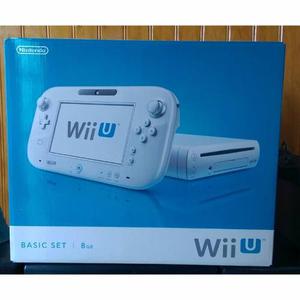 Wii U E8 Gb Blanca Con Mando Flasheada Online