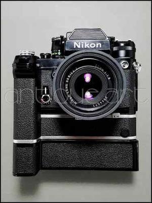 A64 Camara Nikon F2 + Lente 50mm + Motor Md-1 Mb-1 35mm