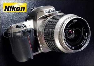 A64 Camara Nikon N65 F65 Pelicula 35mm Lente 18-55 Af Flash