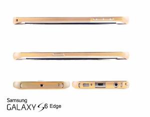 Bumper Gold Samsung Galaxy S6 Edge Estuche Case Protector