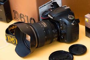 Camara Full Frame Nikon D610 De 24 Megapixel Y Lente 24-120