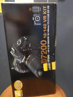 Camara Nikon D7200 18 140mm Vr 24.2mp Nueva Sellada