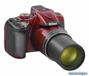 Camara Nikon P600 - 16 Mp, Zoom 60x, Video 1080p -wifi -rojo