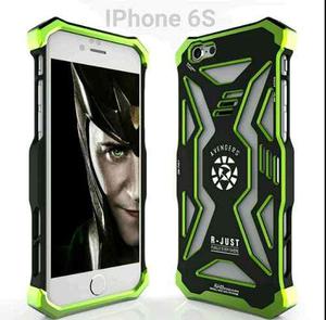 Case Funda Iphone 6s / 6 Metal + Pc Diseño Avengers Loki