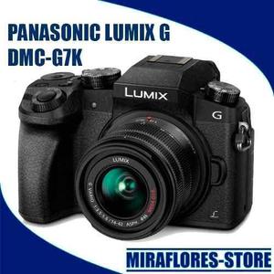 Cámara Panasonic Lumix Dmc G7 Mirrorless Lente 14-42mm 4k