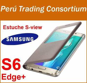 Estuche S-view Flip Original Samsung Galaxy S6 Edge Plus