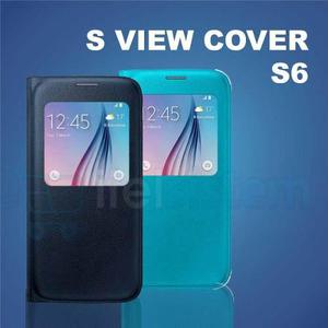 Estuche Samsung Galaxy S6 Sview Cover Original Itelsistem