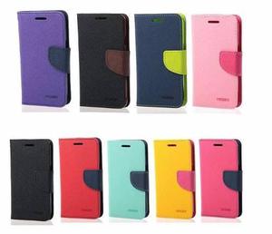 Flip Cover Tarjetero Marca Mercury Sony Xperia E4 - Colores