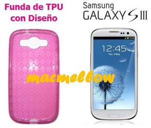 Funda Tpu Galaxy S3 I9300 + Mica Estuche Case Protector