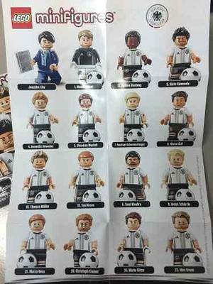 Lego Minifiguras Originales Serie Equipo Aleman Dfb
