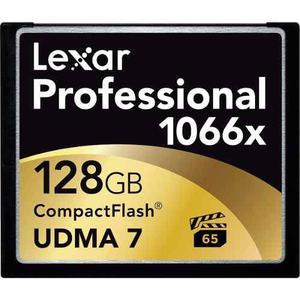 Memoria Lexar 128gb Compact Flash Profesional 1066x Nueva