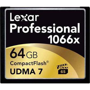 Memoria Lexar 64gb Compact Flash Profesional 1066x Nueva