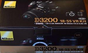 Nikon D3200 18-55mm Vr Ii 24.2mp 100% Nueva Remate!!, Boleta
