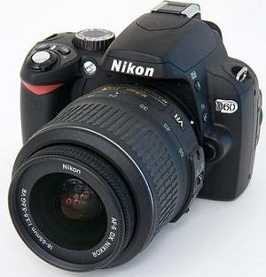 Nikon D60 Original Dslr 10,2 Mp + Af-s Dx 18-55mm Vr Stock