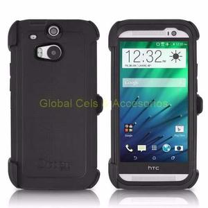 Otterbox Defender Htc One M8 Protector Extremo Gancho Correa