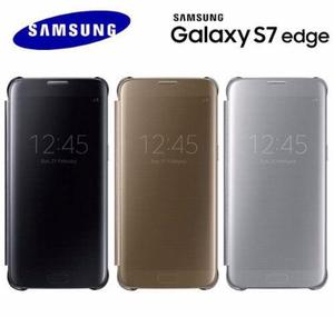 Samsung Galaxy S7 Edge S-view Clear Flip Cover 100% Original