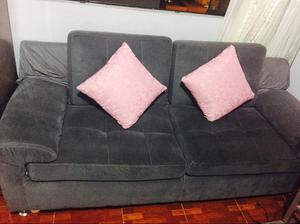 Sofa 3 Cuerpos de tela velvet