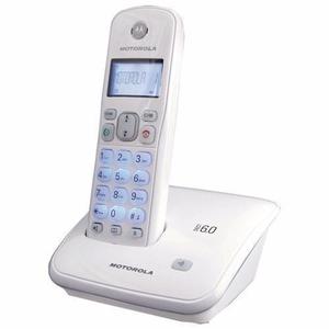 Teléfono Residencial Inalàmbrico Motorola color blanco de