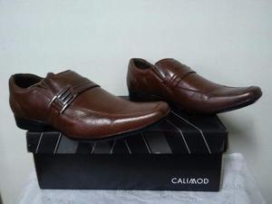 Zapato Calimod Original Nuevo En Caja Talla 42 Color Nutria