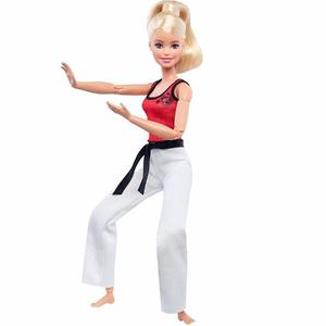 Barbie Movimientos Karate Artes Marciales Mattel 