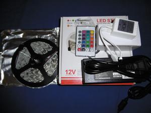 CINTA LED LUCES RGB CONTROL PACK COMPLETO 5 METROS S/. 