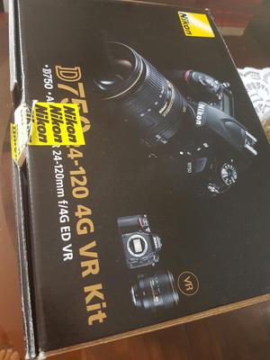 Camara Nikon D750 con Lente de 