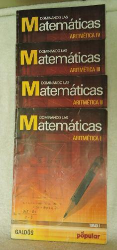 Dominando Las Matemáticas, 16 Tomos, Enciclopedia. Subasta