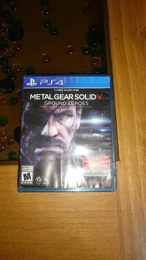 Metal Gear Solid 5 Ground Zeroes. Ps4.