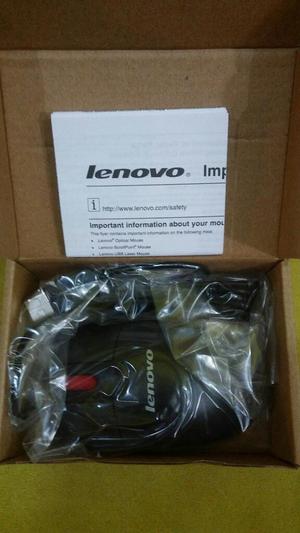 Mouse Optico Marca Lenovonuevo en Caja