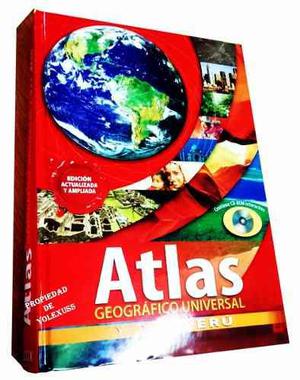 Nuevo Atlas Geográfico Universal Y Del Perú Actualizado