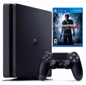 Ps4 Consola Play Station 4 Slim 500 Gb Juego Uncharted 4