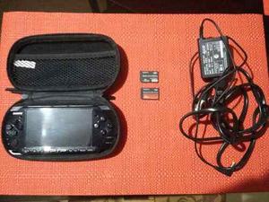 Psp 3000 + Cargador + Memoria De 8gb Y 16gb + Estuche Y Caja