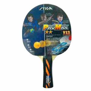 Raqueta Tenis De Mesa Ping Pong Stiga Promax 2 Estrellas