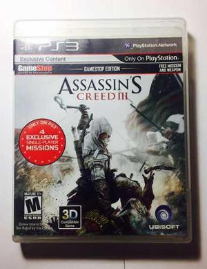 3 Juegos De Ps3 Assassin`s Creed 3 - Batman - Uncharted 3