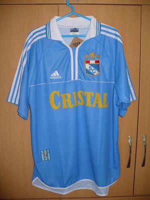 Camiseta De Sporting Cristal 2000 Adidas Celeste L