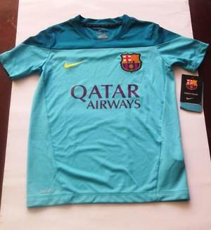 Camiseta Del Barcelona Nike Original Xs Para Niño Nueva