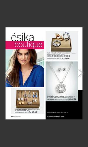 Estuche Aretes Y Collar