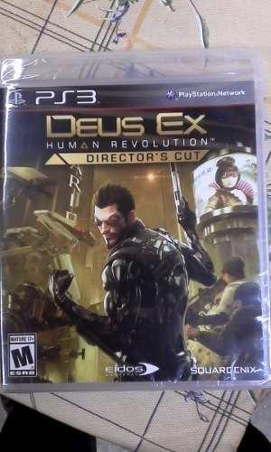 Juego Ps3 - Deus Ex Human Revolution - Director`s - Sellado