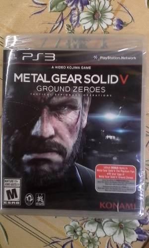 Juego Ps3 - Metal Gear Solid V - Ground Zeroes - Sellado