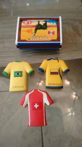 Mini Camisetas De La Copa Del Mundo Ecuador Suiza Brazil