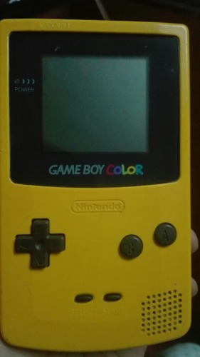 Game Boy Color Yellow + Pokemon Red Version