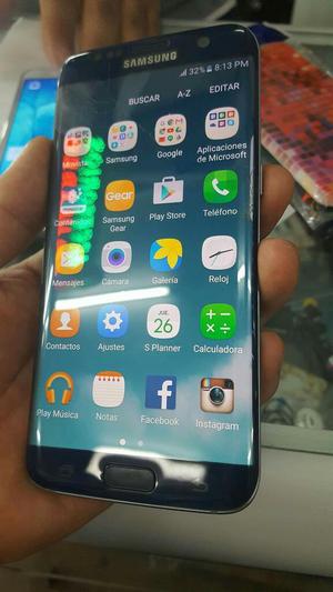 Samsung S7 Edge Azul con Detalle