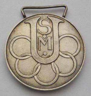 Antigua Medalla Merito Universidad San Marcos De Lima Plata